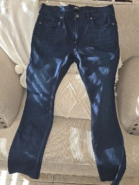 WOMEN'S PAGE FEDERAL SKINNY JEANS IM DARK DENIM WASH SIZE 32 IN GREAT CONDITION